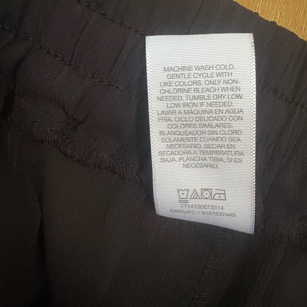 Time and Tru Sheer Black Pants - Picture 4 of 5